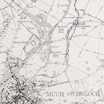 OS 6 inches to 1 mile, 1884, Much Wenlock