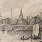 Hitchcock map of Shrewsbury, 1832