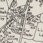 Field name map of land witihin Oswestry